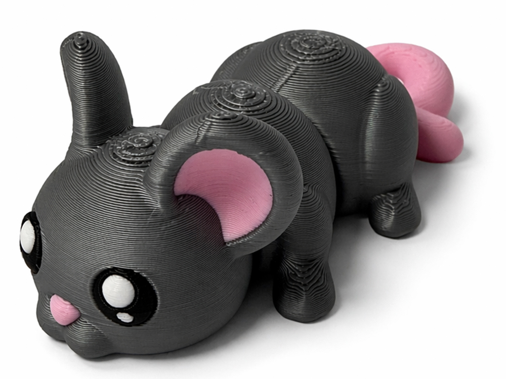 Pohyblivá 3D myška – originální flexi figurka
